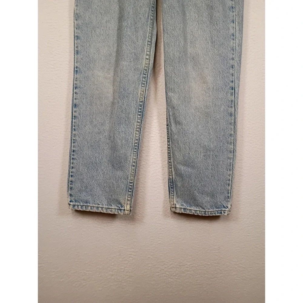 Vintage 90s Levis 550 Boys 12 Light Wash Blue Orange Tab Relaxed Tapered Jeans